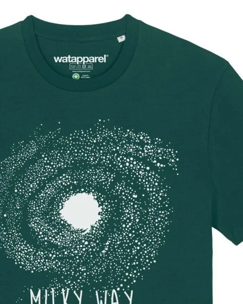 watapparel watapparel T-Shirt Unisex Milky way, Glazed green, – Produktbild 3 von 3