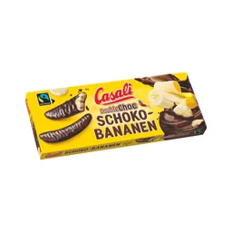 Casali Casali Fairtrade Schoko-Bananen DoubleChoc, 24 Stück, 300g – Produktbild 1 von 1