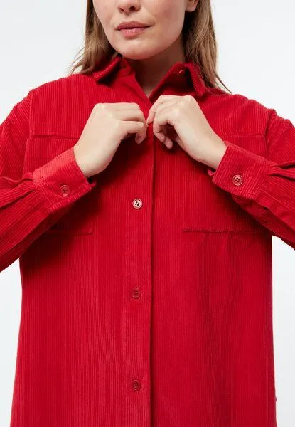 Givn Berlin Givn Berlin Overshirt GBOXANA aus Cord aus Bio-Baumwolle, Crimson, – Produktbild 4 von 4
