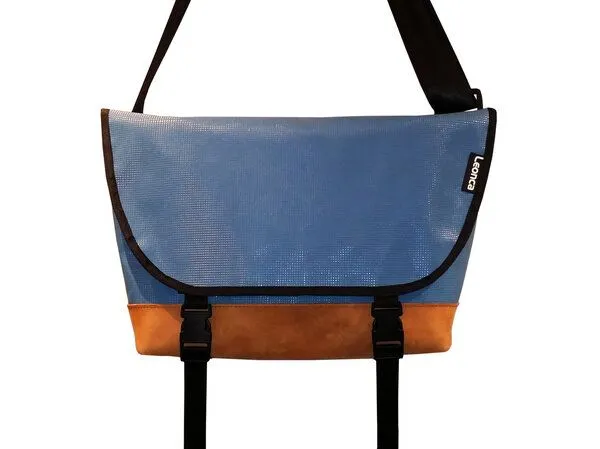 Leonca Leonca Messenger Bag aus Turnmatte & Lederboden oder Lederdeckel, Turnmatte & lederboden, – Produktbild 2 von 4