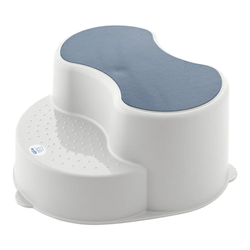 rotho babydesign rotho Kinderschemel Tritthocker "TILO" aus Recyclingkunststoff, mistletoe white – Produktbild 1 von 2
