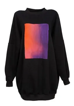 Lena Schokolade Lena Schokolade Long Sweater Verlauf aus Bio-Baumwolle – Produktbild 1 von 1