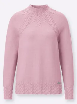 Witt Stehkragenpullover rosé – Produktbild 1 von 1