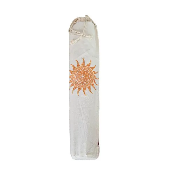 Divasya Divasya Yogamatte Naturkautschuk | rutschfester japanischer Grip | 6 Farben | Gurt & Hülle, Orange sun, – Produktbild 4 von 4