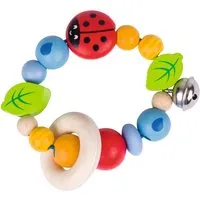 goki baby goki baby Holzgreifling Marienkäfer Babyspielzeug mit 8 cm Durchmesser, Mehrfarbig, – Produktbild 1 von 1