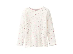 People Wear Organic People Wear Organic Langarm-Shirt kleine Blümchen weiß 134/140 – Produktbild 1 von 1