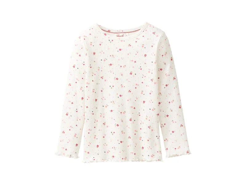 People Wear Organic People Wear Organic Langarm-Shirt kleine Blümchen weiß 134/140, Weiß, – Produktbild 1 von 1