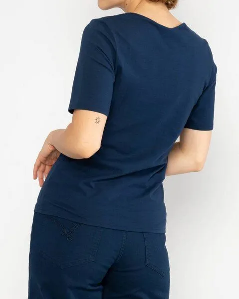 blutsgeschwister Blutsgeschwister T-Shirt Balconnet Féminin Basic, Dark ultramarine (blau), – Produktbild 3 von 3