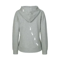 HANDGEDRUCKT HANDGEDRUCKT "Ameisen" Frauen Zip-HOODY aus reiner Biobaumwolle (kbA) – Produktbild 1 von 1