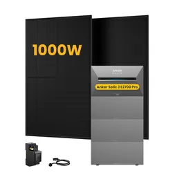 Anker Anker SOLIX Solarbank 3 E2700 Pro, mit 2 x 500W Bifaziale Solarmodule, by Powerness - 10.8kWh / 1 x Smart Meter / Standardversand – Produktbild 1 von 1