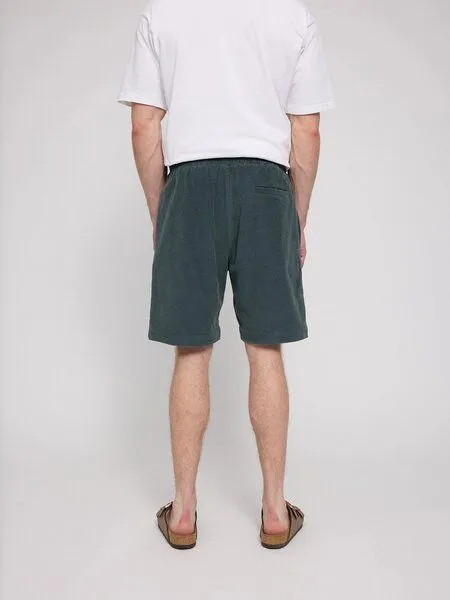 Mazine Mazine Shorts - Corduroy Pull-On Shorts - aus Bio-Baumwolle, Bottle (grün), – Produktbild 3 von 4