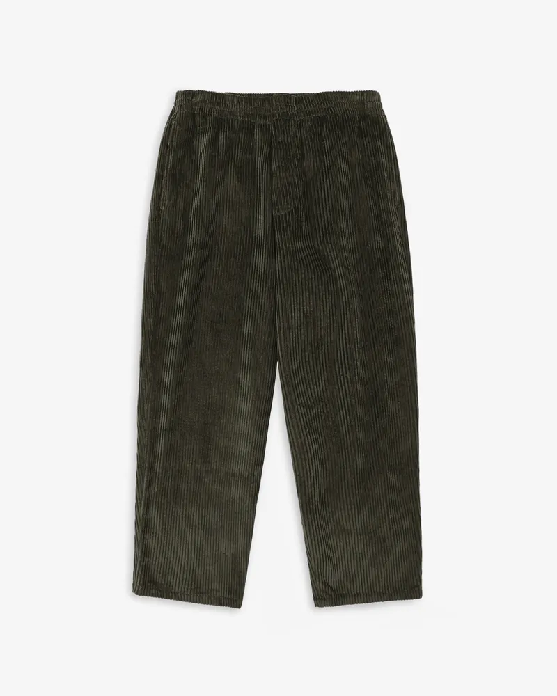 Rotholz Rotholz Herren vegan Hose Wide Cord Dunkelgrün, Dunkelgrün, – Produktbild 1 von 2