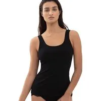 mey Mey Damen Basic Top Organic Bio-Baumwolle, Schwarz, – Produktbild 1 von 1