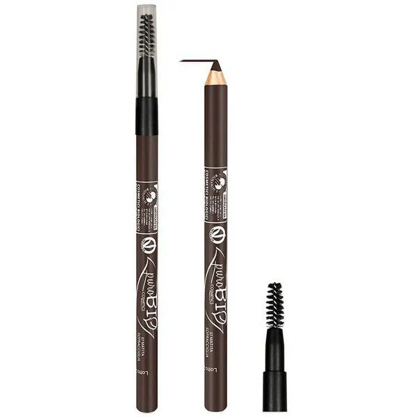 PuroBIO Cosmetics PuroBIO Cosmetics Eye Brow Pencil, Mittelbraun, – Produktbild 1 von 3