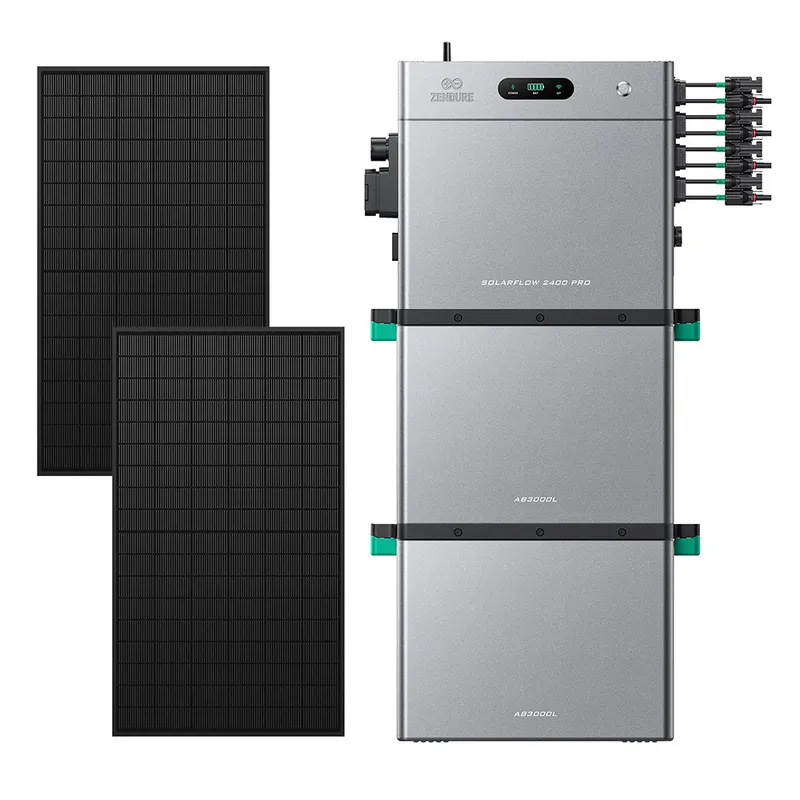 Zendure Deutschland Zendure SolarFlow 2400 Pro | 2400W Bi-direktionaler Balkonkraftwerk-Speicher, SolarFlow 2400 Pro (2.4 kWh) / 2*AB3000L (5.76 kWh) / 2*450W Bifaziale (1170Wp Max) – Produktbild 1 von 1