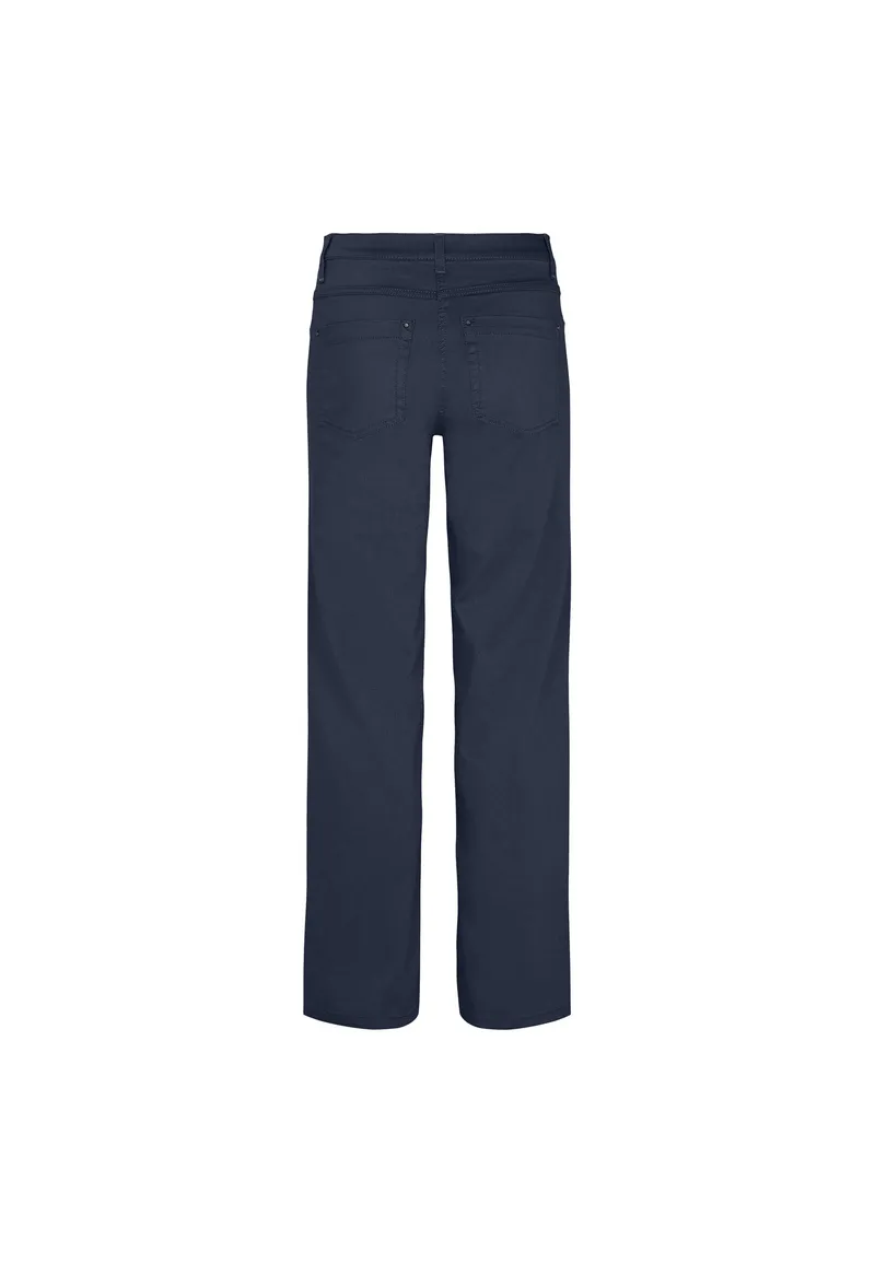 LAURIE LAURIE Damen vegan Hose Amelia Straight Medium Length Navy, Extra dunkelblau, – Produktbild 1 von 2