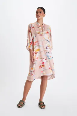 Neu Nomads Neu Nomads Damen vegan Kleid Kerala Flower Blur – Produktbild 1 von 1