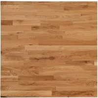 Tischplatte Eiche massiv, 80x80 cm, Stärke 20 mm, geölt – Produktbild 1 von 1
