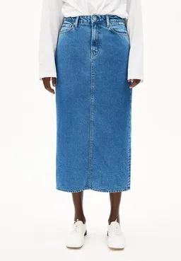 ARMEDANGELS ARMEDANGELS KAALYKE DENIM Damen Jeansrock aus recycelter Baumwolle – Produktbild 1 von 1