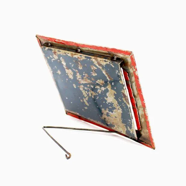 Mitienda Shop Mitienda Shop Bilderrahmen aus Ölfässern 13x18cm, Rot, – Produktbild 3 von 3