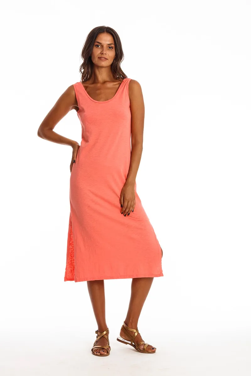 RAVENS VIEW IBIZA RAVENS VIEW IBIZA Damen vegan Kleid Demi Koralle Orange Rosa, Rosa, – Produktbild 1 von 1