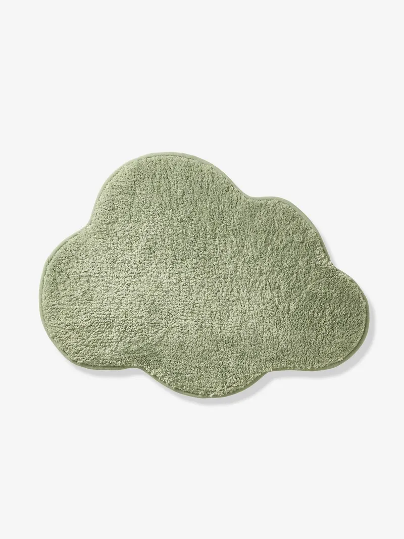 Vertbaudet Vertbaudet Teppich Wolke Kinderzimmer, Salbeigrün, – Produktbild 3 von 4