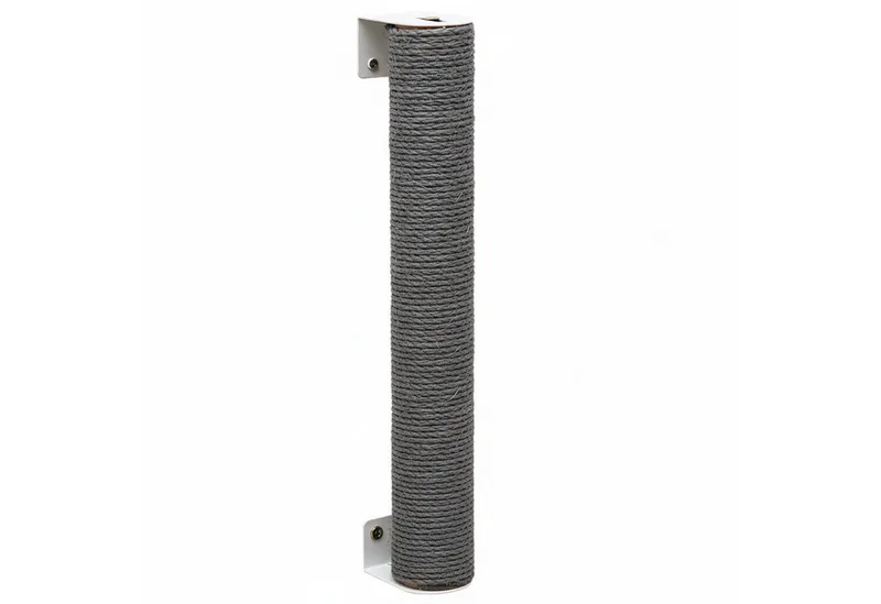 eyepower Kratzbaum zur Wandmontage - 60 cm Wandkratzbaum für Katzen - Sisal Kratzstamm, Sisalstamm Wand - Katzenkratzbaum platzsparend - Kletterwand Katze, Grau, – Produktbild 1 von 5