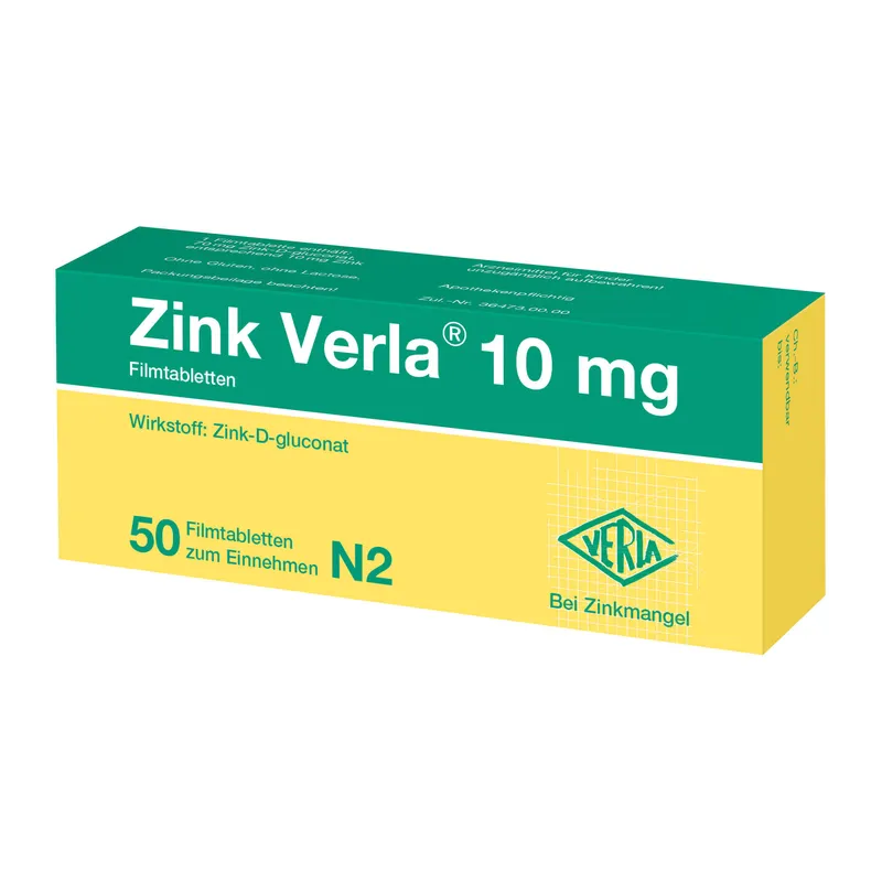 Zink Verla Zink Verla 10 mg Filmtabletten – Produktbild 2 von 2