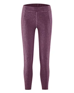 HempAge Hempage Damen vegan Yoga Leggings Meliert Lila – Produktbild 1 von 1