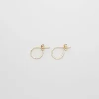 fejn jewelry fejn jewelry Set Tiny Twisted Hoops - Creolen XS und M – Produktbild 1 von 1