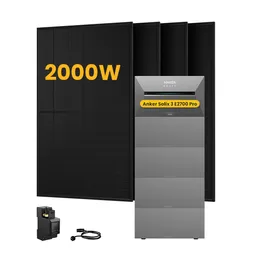Anker Anker SOLIX Solarbank 3 E2700 Pro, mit 4 x 500 Bifaziale Solarmodule.by Powerness - 13.5kWh / 1 x Smart Meter / Standardversand – Produktbild 1 von 1