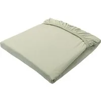 Living Crafts Living Crafts - Home Spannbetttuch (100% Bio-Baumwolle), Grün, – Produktbild 2 von 3