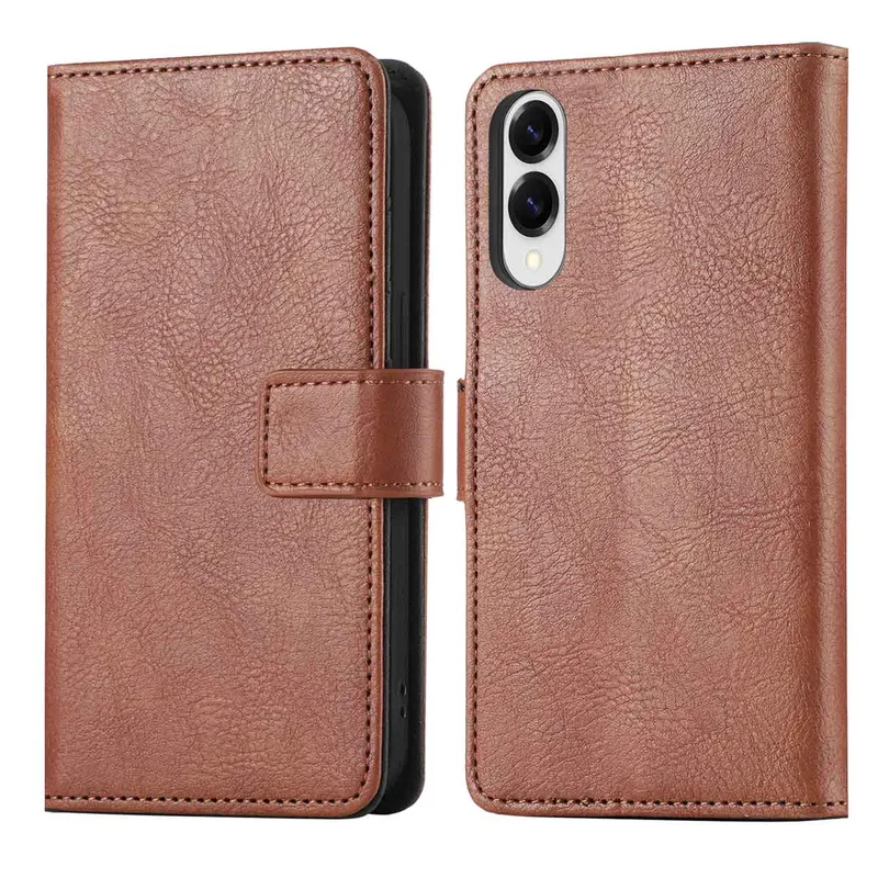 imoshion imoshion Luxuriöse Klapphülle für das Samsung Galaxy S25 Edge, Braun, – Produktbild 1 von 1