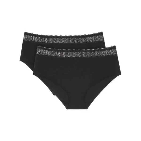 Triumph Triumph Midi-Slips 2er-Pack | Feel of Modal | weich, Schwarz, – Produktbild 1 von 4