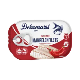 Delamaris Delamaris Makrelenfilets Scharf, 87.50 Gramm (Abtropfgewicht) – Produktbild 1 von 1