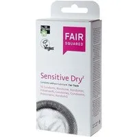 Fair Squared Fair Squared Kondome Sensitive Dry - 10 Stück aus Naturkautschuklatex – Produktbild 1 von 1