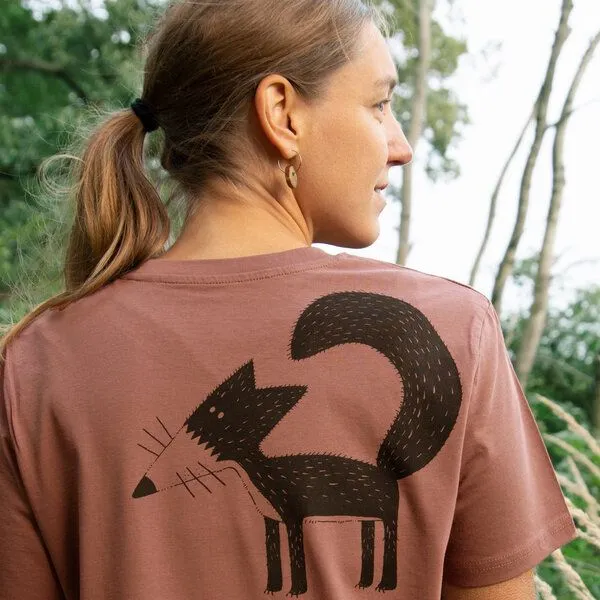 Cmig Cmig Franzi Fuchs T-Shirt unisex, Heritage brown (braun), – Produktbild 2 von 4