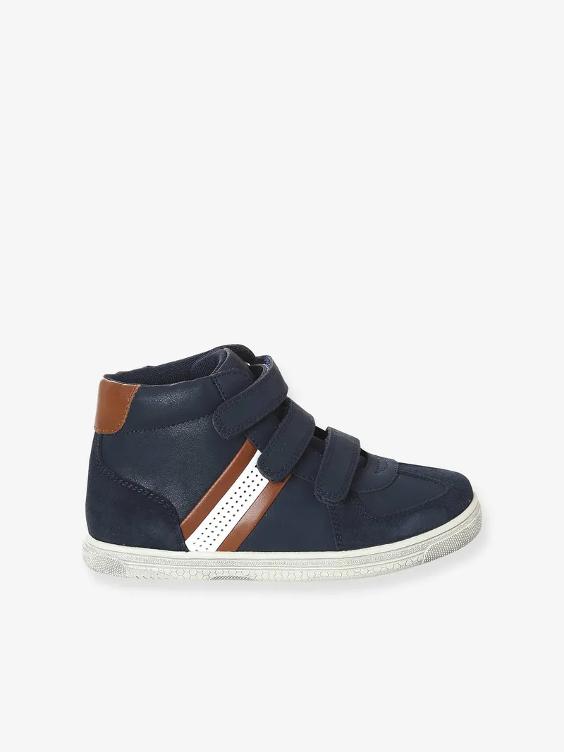 Vertbaudet Vertbaudet Jungen Klett-Sneakers mit Kontraststreifen, Marine, – Produktbild 2 von 4