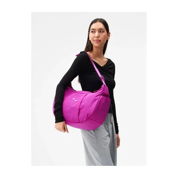 PINQPONQ PINQPONQ Crossbody Bag Krumm Large, Crinkle fuchsia (rosa), – Produktbild 5 von 7