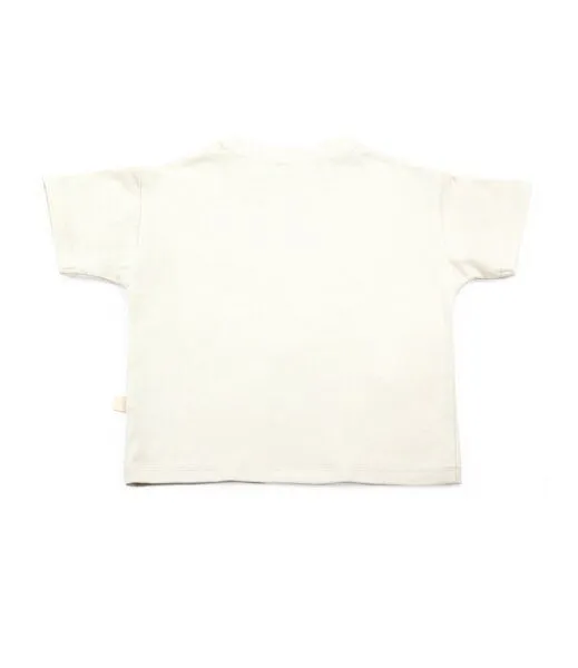 Little Boar Little Boar T-Shirt Signature, Beige, – Produktbild 2 von 2