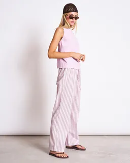 JAN N JUNE JAN 'N JUNE Damen vegan Rückenfreies Top Ciconia Light Orchid Pink – Produktbild 1 von 1