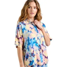 Dedicated DEDICATED Alsvik - Buntes Shirt aus Lyocell – Produktbild 1 von 1