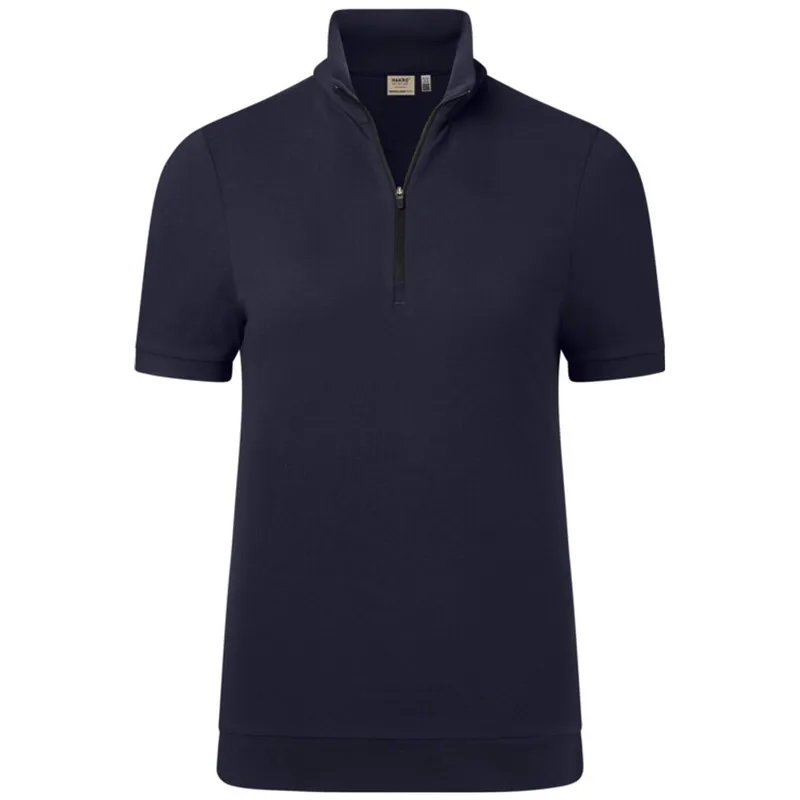 HAKRO HAKRO Zip-Shirt Piquè ECO #334 Gr. 4XL tinte – Produktbild 1 von 1