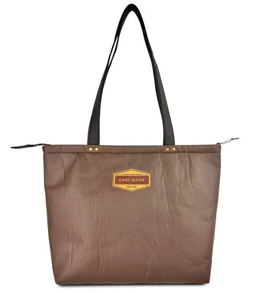 Gary Mash GARY MASH Handtasche aus Piñatex® Ananasleder, Braun, – Produktbild 1 von 4