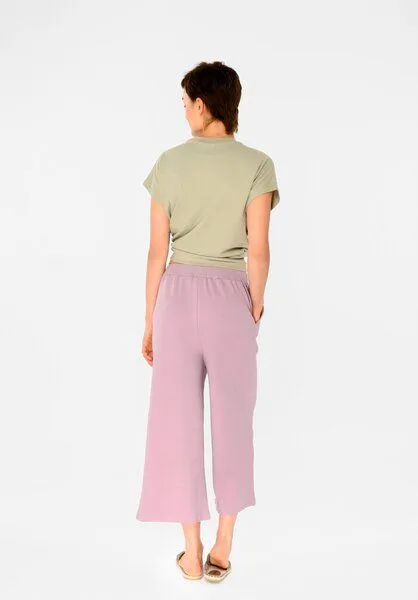 THOKKTHOKK ThokkThokk Damen Culotte aus Biobaumwolle, Dark mauve (lila), – Produktbild 3 von 5