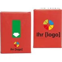 Taschentücher in FSC-Papierverpackung inkl. Aufdruck, Etikett grün – Produktbild 1 von 1