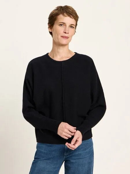 LANIUS LANIUS Fledermaus Pullover, Black, – Produktbild 1 von 4