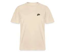 Spreadshirt T-Shirt Croissant bestickt Französisches Stick Motiv Relaxed Fit Unisex T-Shir (1-tlg) Locker geschnittenes Unisex T-Shirt mit eingesetzten Ärmeln – Produktbild 1 von 1