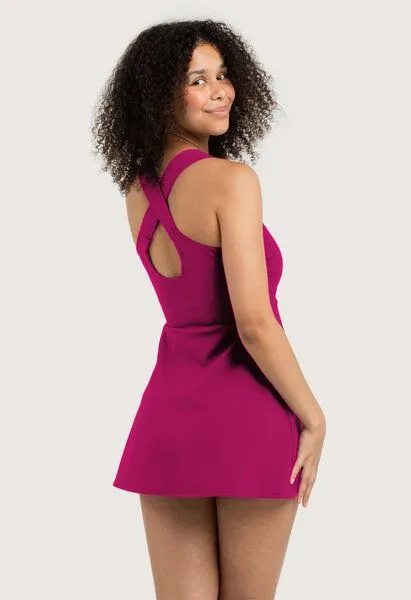 Frija Omina Frija Omina Recycling Badekleid / Tankini Mare uni, Vino, – Produktbild 2 von 3