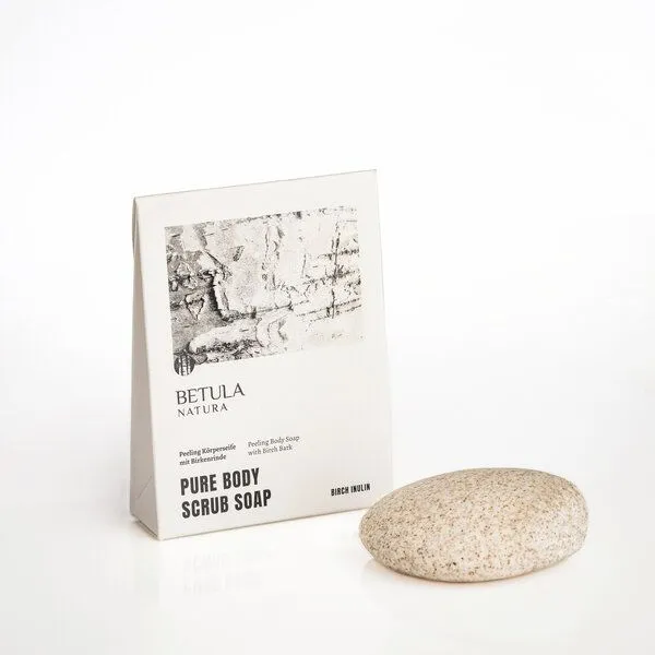 BETULA NATURA BETULA NATURA Milde Peeling Seife mit Birkenrinde & Inulin – Produktbild 1 von 2